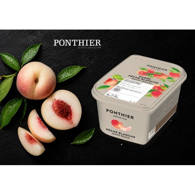 Obrázek produktu MRAŽENÉ PONTHIER pyré broskev bílá 1 kg