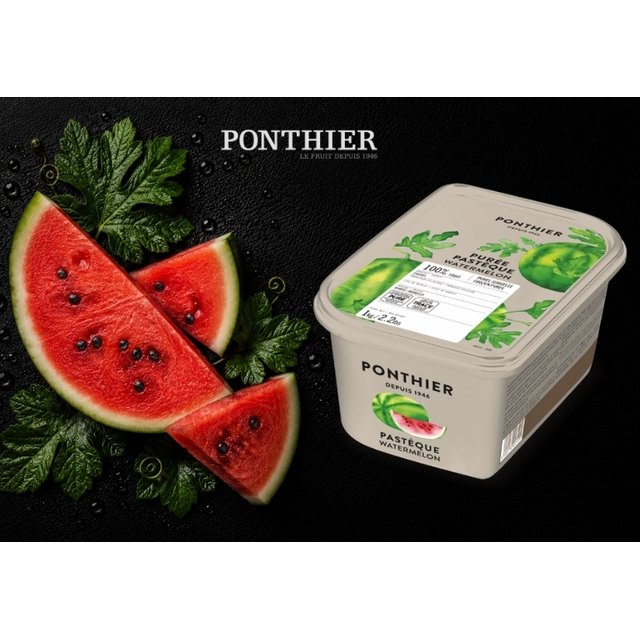 Obrázek produktu MRAŽENÉ PONTHIER pyré červený meloun 100% 1 kg