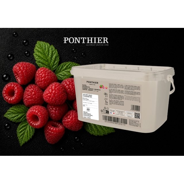 Obrázek produktu MRAŽENÉ PONTHIER pyré malina Willamette & Mecker 5 kg