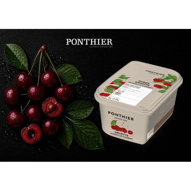 Obrázek produktu MRAŽENÉ PONTHIER pyré višeň Morello Oblacinska 1 kg