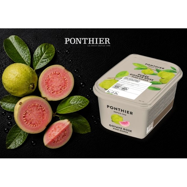Obrázek produktu MRAŽENÉ PONTHIER pyré guava růžová 1 kg