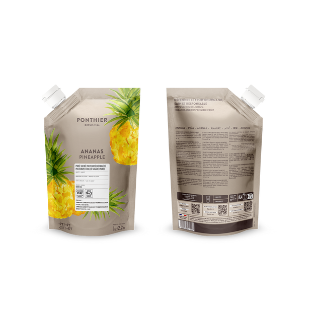 Obrázek produktu PONTHIER Pyré ananas PINEAPPLE 1kg x6