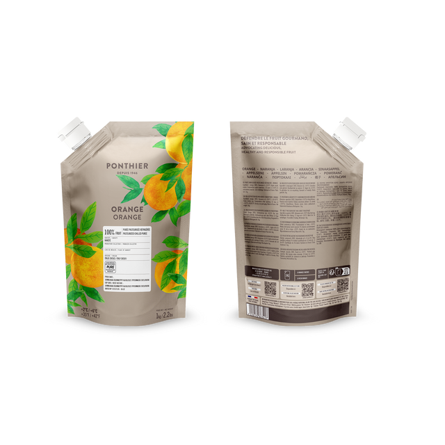 Obrázek produktu PONTHIER Pyré pomeranč 100% ORANGE 1kg x6