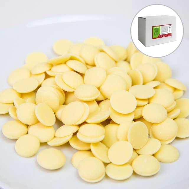 Obrázek produktu NAHRAZENO IRCA Čokoláda bílá 25% PRELUDIO WHITE 32/34 10kg (2x5kg) "cioccolato bianco"