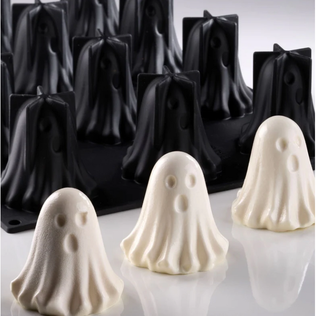 Obrázek produktu Forma silikon černá: 30x40cm - CASPER 7x7cm 110ml 12ks PAVONI