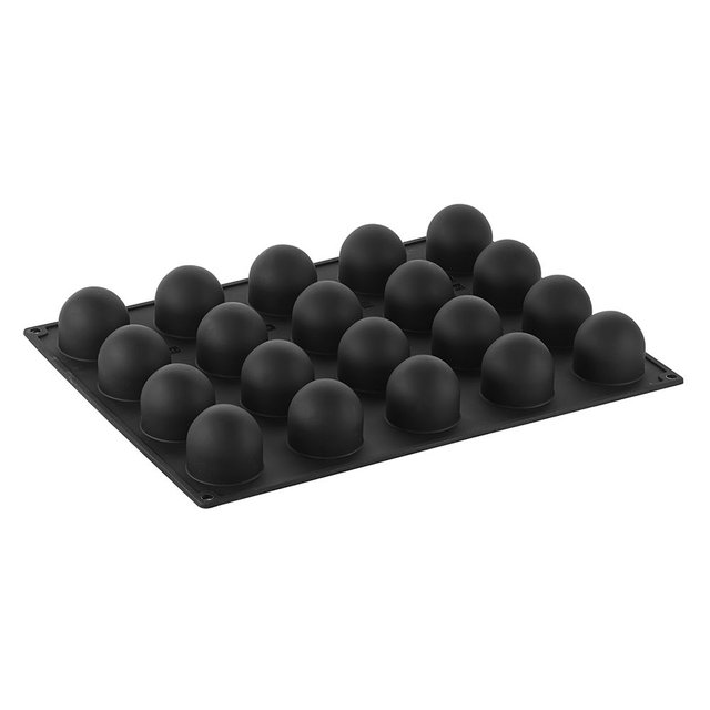 Obrázek produktu Forma silikon černá: 30x40cm - SFERE -20ks koulí pr.5cm 65ml Pavoni