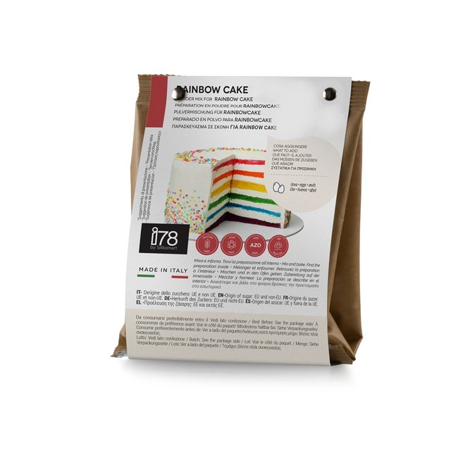 Obrázek produktu Rainbow Cake Verde 100g (balení 8ks) Silikomart