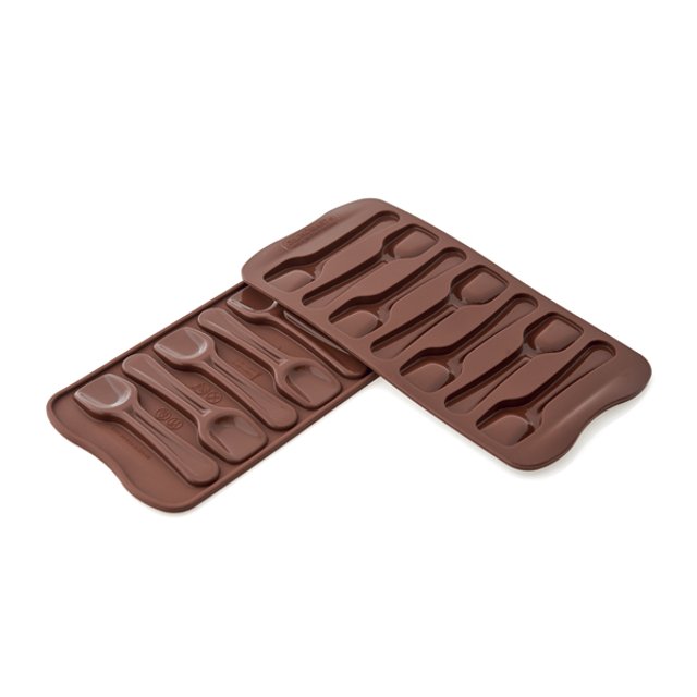 Obrázek produktu Forma silikon hnědá: LŽIČKY