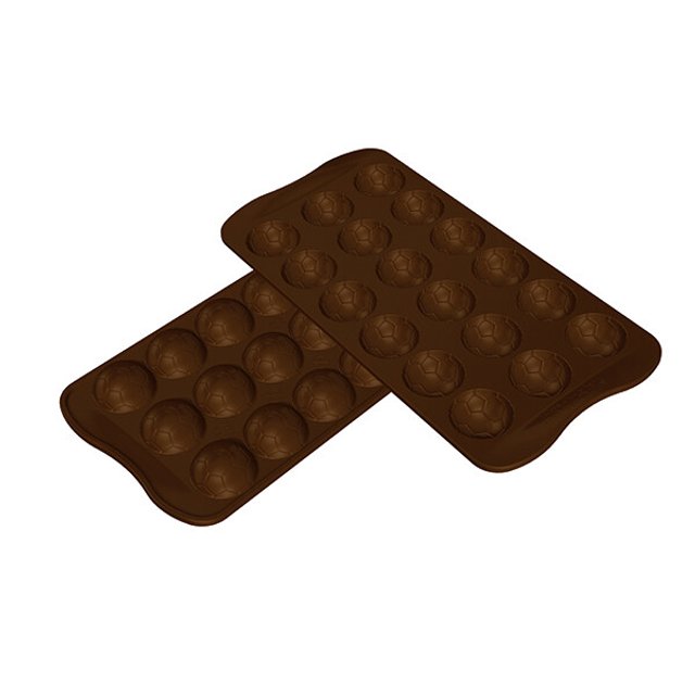 Obrázek produktu Forma silikon hnědá: FOTBALOVÉ MÍČE