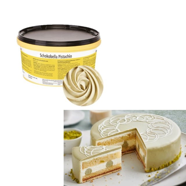 Obrázek produktu Schokobella náplň a poleva PISTACHIO 3kg Braun