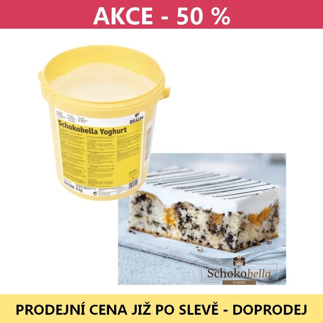 Obrázek produktu Schokobella náplň a poleva jogurt YOGHURT 6kg Braun DOPRODEJ