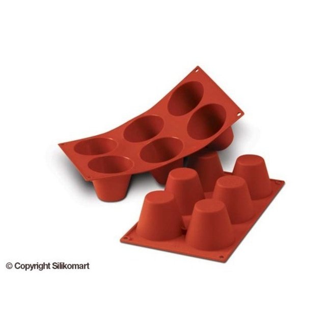 Obrázek produktu Forma silikon terakota: MUFFIN pr.75mm v.60mm 165ml 6 ks SILIKOMART