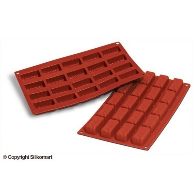 Obrázek produktu Forma silikon terakota: NUGÁT 20x22ml 5x2,5cm