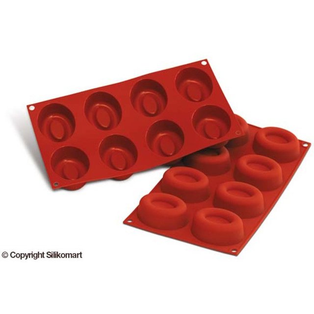 Obrázek produktu Forma silikon terakota: SAVARIN OVÁL 8x72ml