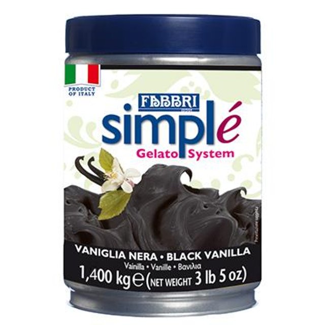 Obrázek produktu Simple černá vanilka (zmrzlin vanilková černá) 1,4 kg