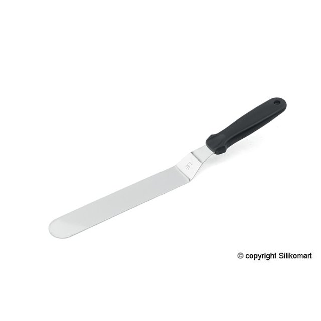 Obrázek produktu Špachtle nerez černá ohnutá 38cm (čepel 20cm)
