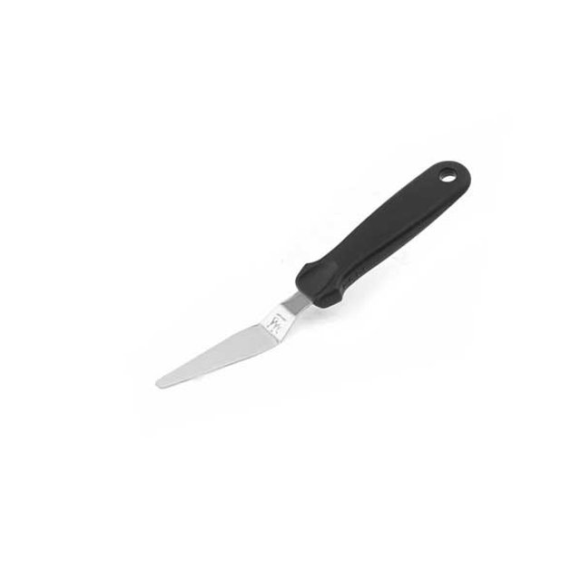 Obrázek produktu Špachtle nerez černá ohnutá špičatá 20cm (čepel 8cm)