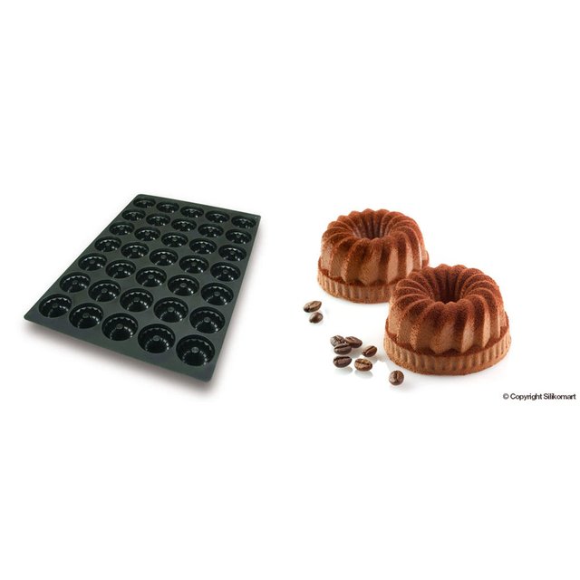 Obrázek produktu Forma silikon černá: BÁBOVKA Ø72mm v.35mm 90ml Silikomart