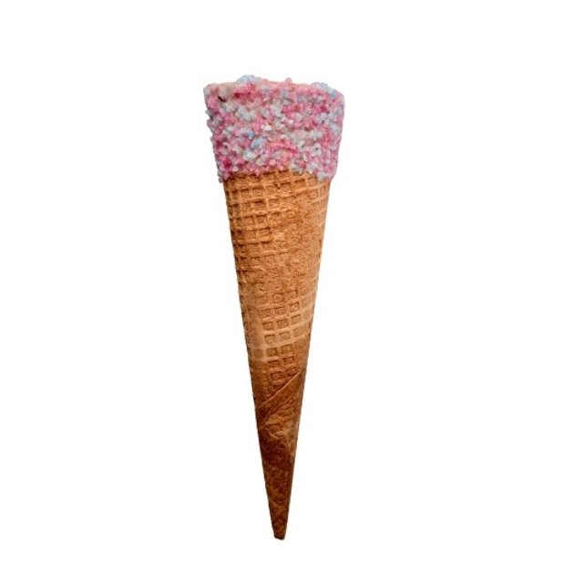 Obrázek produktu Kornouty křupinky barevné 17,8x5,2cm SUPERCONO BABY 175ks