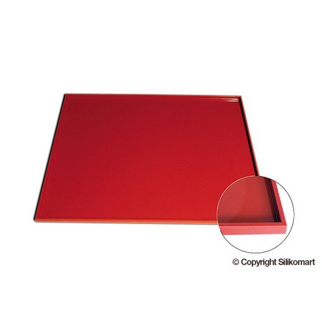 Obrázek produktu Podložka silikon terakota s okrajem 32,5x32,5x1cm