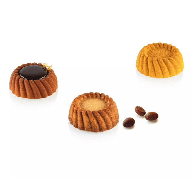 Obrázek produktu Forma silikon bílá - TORTA XS 14 40x15mm 14ml Silikomart