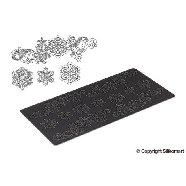 Obrázek produktu Forma silikon na KRAJKY - VLOČKY 400x200mm Silikomart