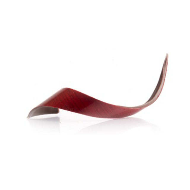 Obrázek produktu Čokoládová spirála 8cm červená TWIST š.2cm pr.3cm 80ks/krab. DOBLA