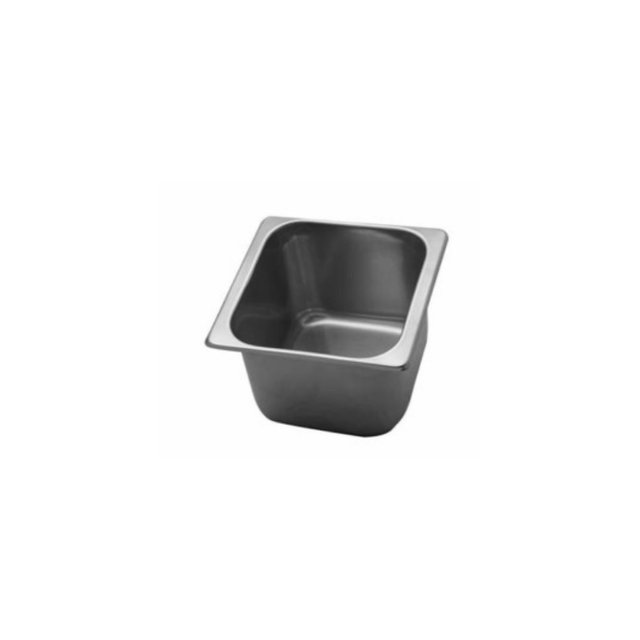 Obrázek produktu VANA PLAST 2,5 l půlená úzká vysoká šedá 18x16,5x12cm 128 ks (hranatý okraj)