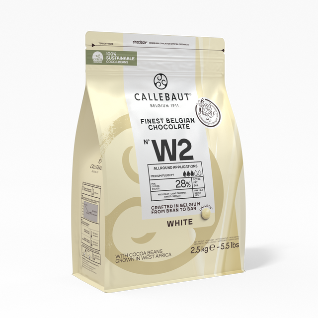 Obrázek produktu CB Čokoláda bílá 28% W2  2,5kg x8