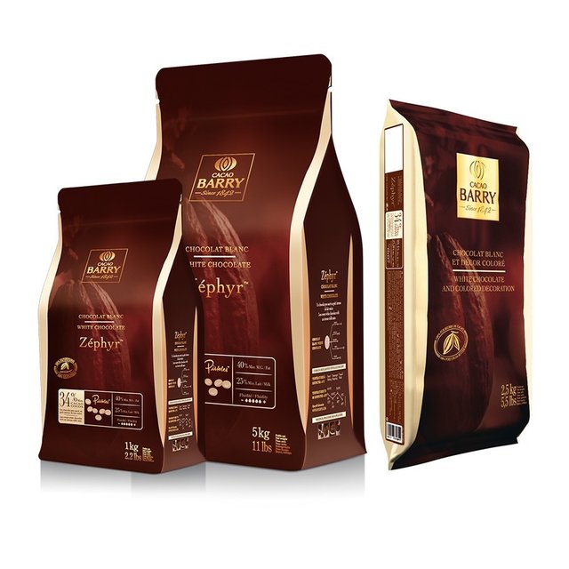 Obrázek produktu CB Čokoláda bílá 34 % ZÉPHYR 6x1 kg