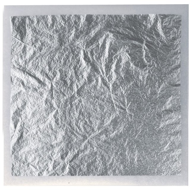Obrázek produktu Stříbro plátky (stříbrné lístky) 8x8cm 25 ks PCB