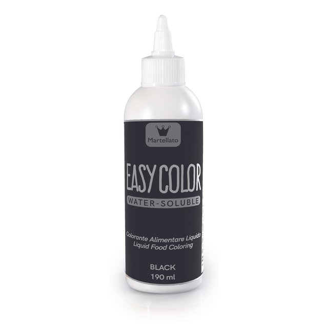 Obrázek produktu Barva AIRBRUSH rozpustná ve vodě ČERNÁ 190g Martellato