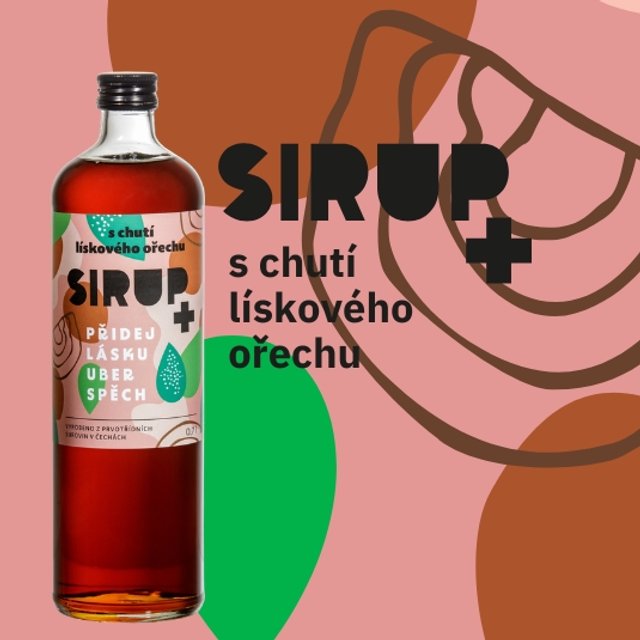 Obrázek produktu ALMECO SIRUP+ S CHUTÍ LÍSKOVÉHO OŘECHU 0,7 l