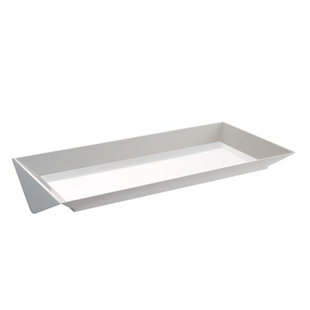 Obrázek produktu Podnos ZEN 24,5x11x1,8cm bílý 50 ks