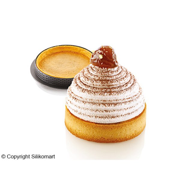 Obrázek produktu Forma silikon bílá + ráfky: Kit Tarte Ring Montblanc pr.80mm   6x106ml