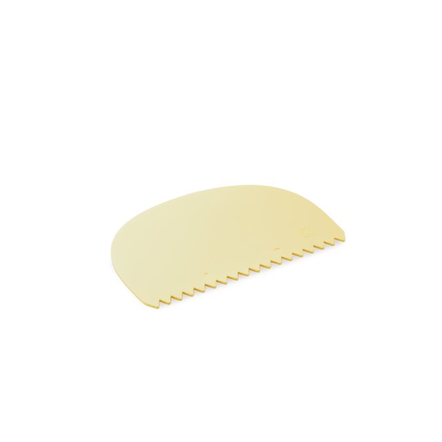 Obrázek produktu Karta plast zubatá žlutá 11x7,2cm