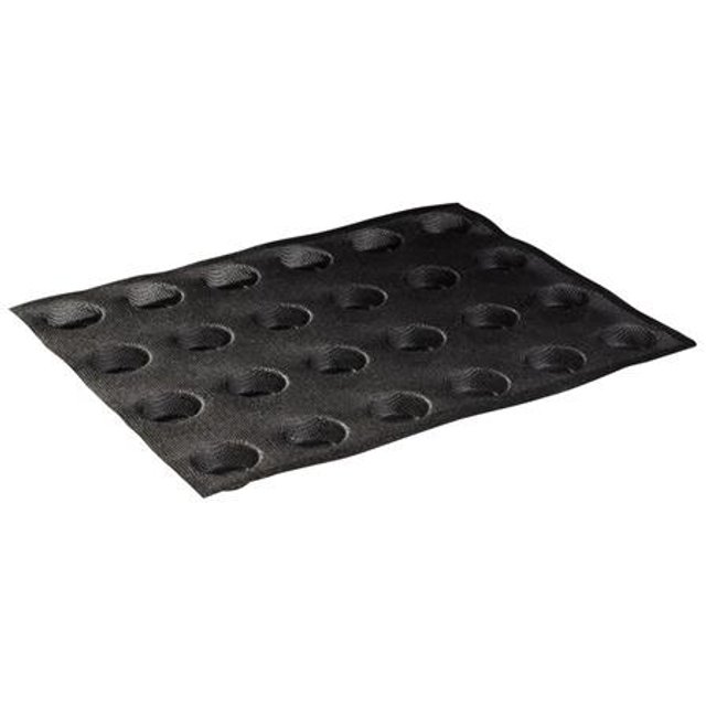 Obrázek produktu Forma silikon děrovaná: SADA KULATÁ 2x24ks korpusy, tartaletky, pálená pr.4cm v.1,6cm Martellato