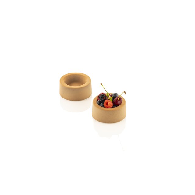 Obrázek produktu Forma silikon černá - CAPSULA Ø80mm v.35mm 24ks Silikomart