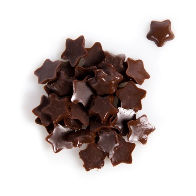Obrázek produktu Čokoládové hvězdy hořké 0,6kg/krab. DOBLA