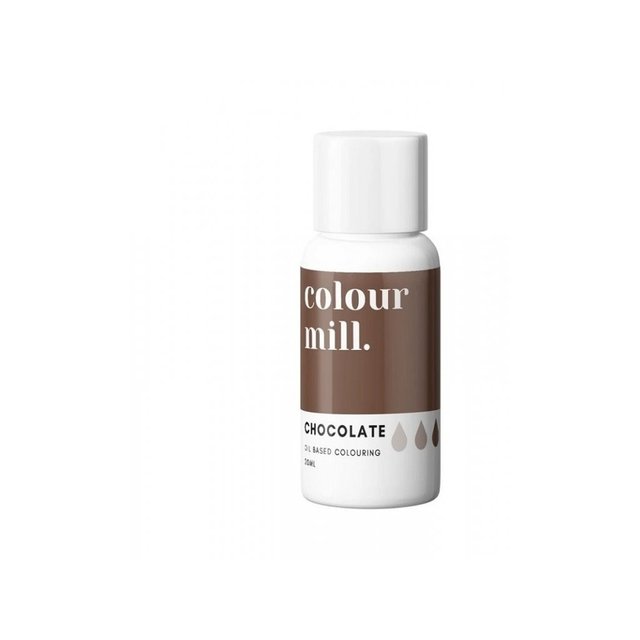 Obrázek produktu Barva tekutá - hnědá čokoládová (chocolate) 20ml Colour Mill