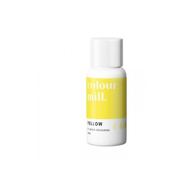 Obrázek produktu Barva tekutá - žlutá (yellow) 20ml Colour Mill