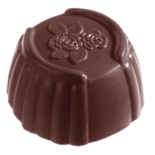 Obrázek produktu Forma na pralinky CUVETTE ROSE 3,2x3cm v.1,8cm 14g 24 ks