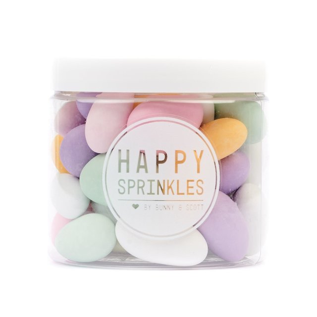 Obrázek produktu Dekorace čokoládové EASTER ALMONDS (mandle)160g Happy Sprinkles