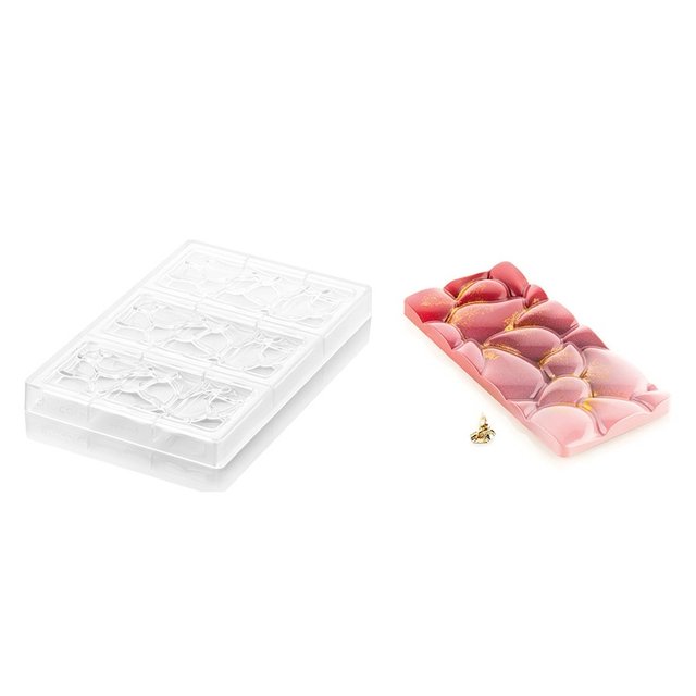 Obrázek produktu Forma na TABULKY GOCCIA 150x70mm v.8mm 80ml 3ks Silikomart