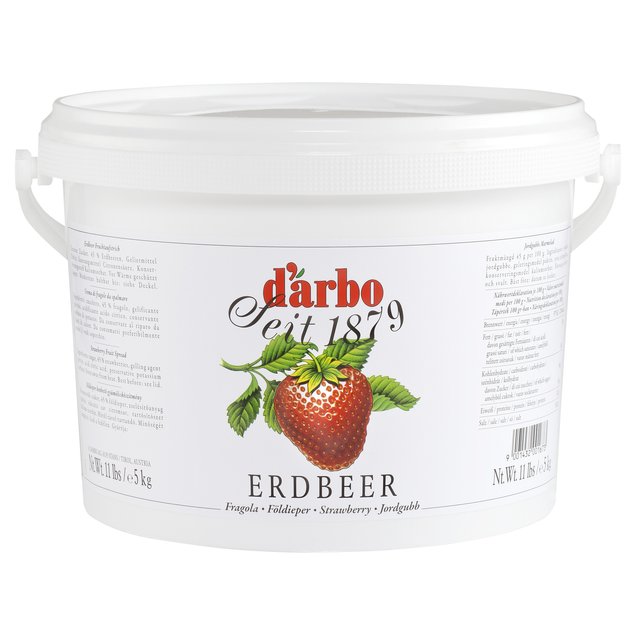 Obrázek produktu D'Arbo náplň s kousky jahoda 5 kg
