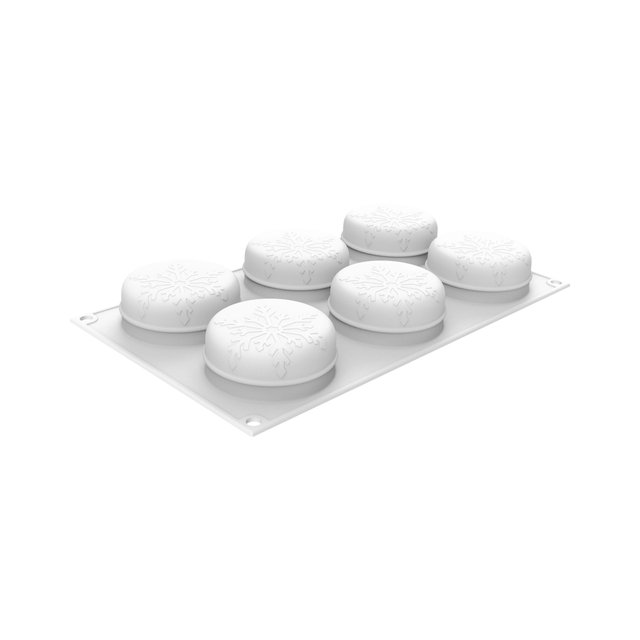 Obrázek produktu Forma silikon bílá s vločkou NEVE 110 Silikomart
