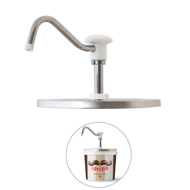 Obrázek produktu Pumpička Loveria nerez na variegato (5,5 kg) DISPENSER FOR JAR Leagel