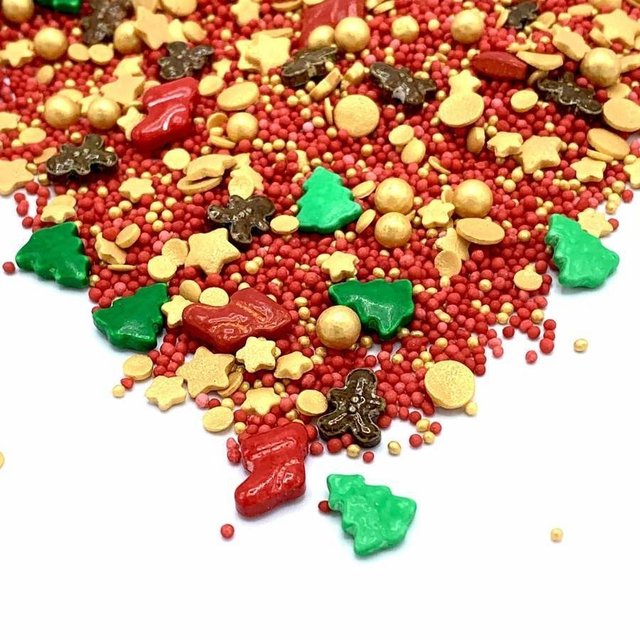 Obrázek produktu Dekorace cukrové SANTAS FAVOURITE 90g Happy Sprinkles