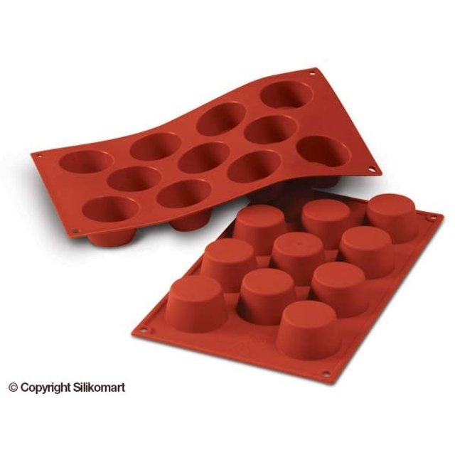 Obrázek produktu Forma silikon terakota: MUFFIN 11x50ml