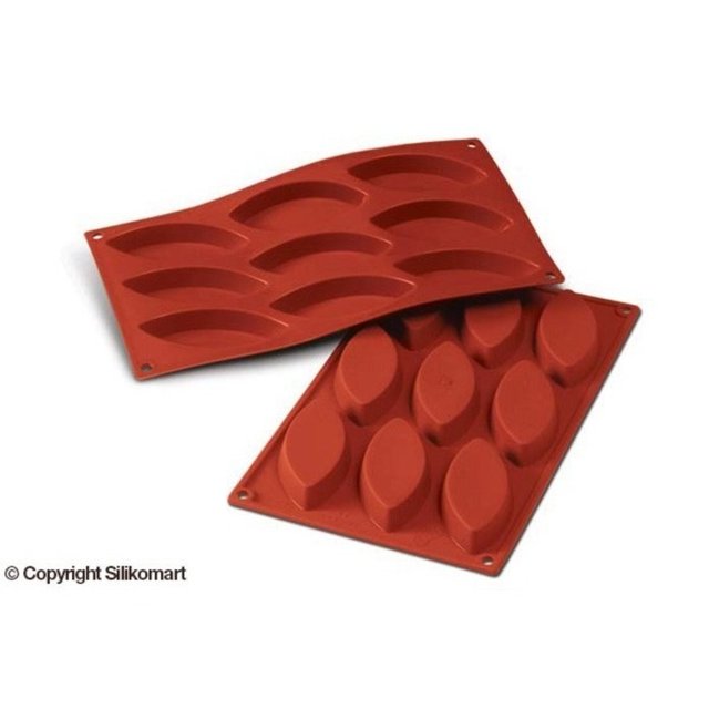Obrázek produktu Forma silikon terakota - LODIČKA 100x44mm v.15mm 40ml 9ks Silikomart